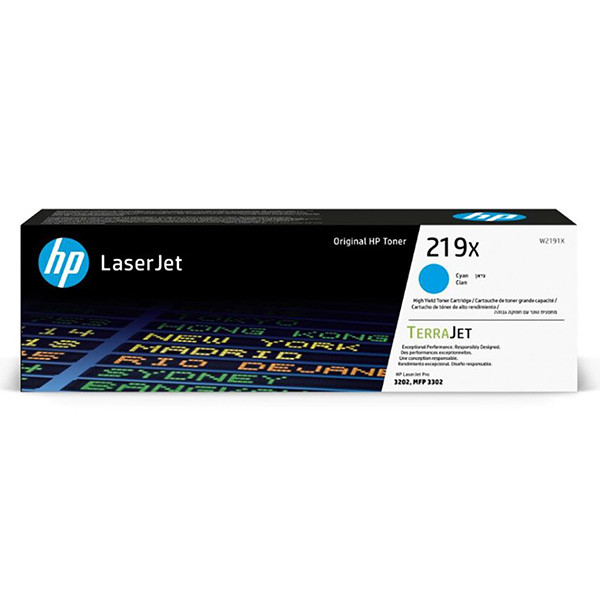 Cartus toner HP Color LaserJet Pro 3202, MFP 3302, W2191X, 2.5k Cyan Original