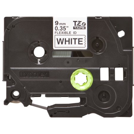 TZEFX221  Casetă cu bandă de etichete Brother – negru pe alb, lățime de 9 mm Original