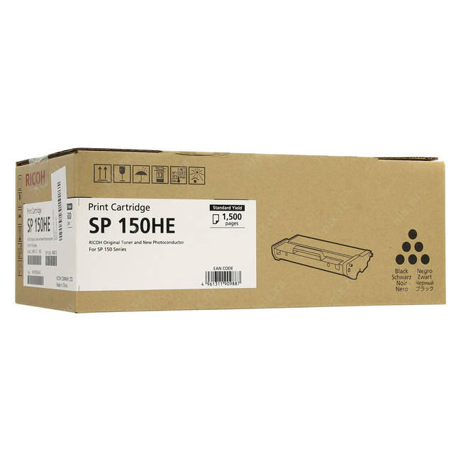 Cartus toner Ricoh SP 150, TYPE 150HE, 2.2k Black Original