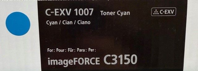 Cartus toner Canon imageFORCE C3100 MFP, imageFORCE C3150  , C-EXV1007, 19k Cyan Original 