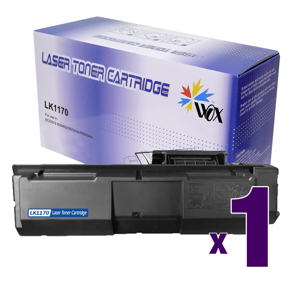 Cartus toner Kyocera Mita ECOSYS M 2640 IDW, ECOSYS M 2540 DN, ECOSYS M 2540 DNe, ECOSYS M 2540 DNw, ECOSYS M 2040 DN, ECOSYS M 2540 TK-1170 7.2k Black Compatibil Rainbow