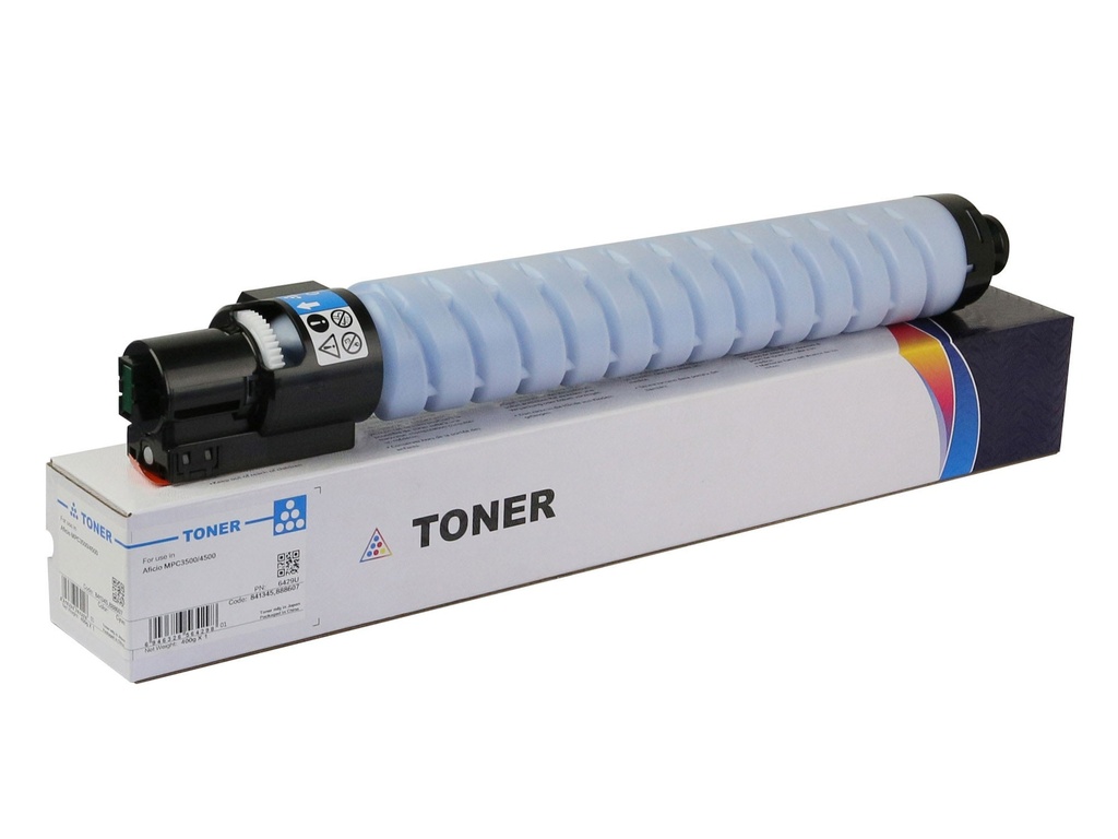 Cartus toner Ricoh MPC 3500, MPC 4500 841345/ 888607 17k Cyan Compatibil CET