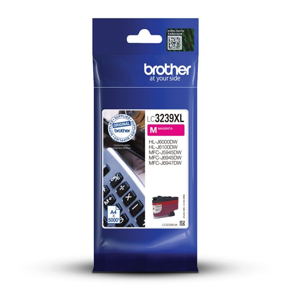 Cartus cerneala Brother HL J6000DW, HL J6100DW, MFC J6945DW, MFC J6947DW LC3239XL LC3239XLM 5k Magenta Original