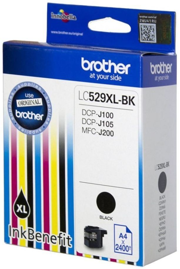 Cartus cerneala Brother DCP J 105, MFC J 200, DCP J 100 LC525XL LC529XLBK Black Original