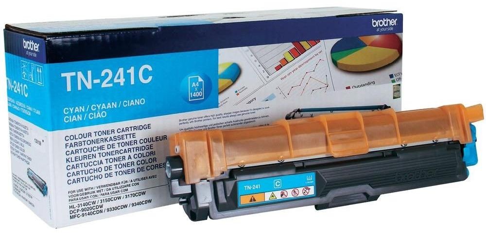 Cartus toner Brother HL 3140, MFC 9340 CDW, MFC 9140 CDN, HL 3150 CDW, HL 3140 CW, DCP 9020 CDW, MFC 9330 CDW, HL 3170, HL 3150 TN241C Cyan Original