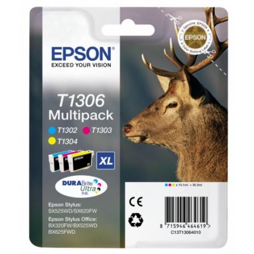 Multipack cerneala Epson STYLUS SX 525WD, BX305F, BX625FWD CMY Cyan/Magenta/Yellow Original