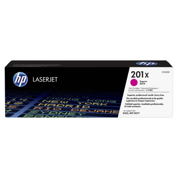 Cartus toner HC HP LJ PRO M252N, NR.201X, HP 201X, CF403X, 2.3k, Magenta, Original