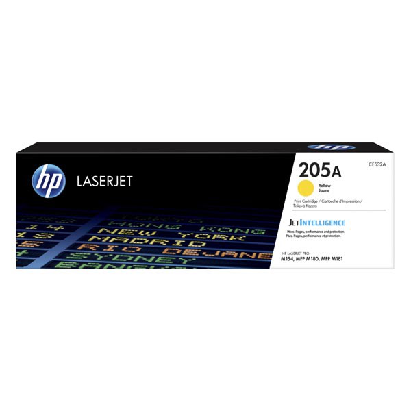 Cartus toner HP LJ PRO M180N NR.205A NR.205A CF532A 0.9k Yellow Original