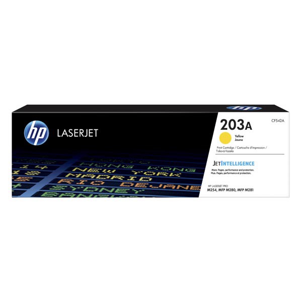 Cartus toner HP LJ PRO M254NW NR.203A NR.203A CF542A 1.3k Yellow Original