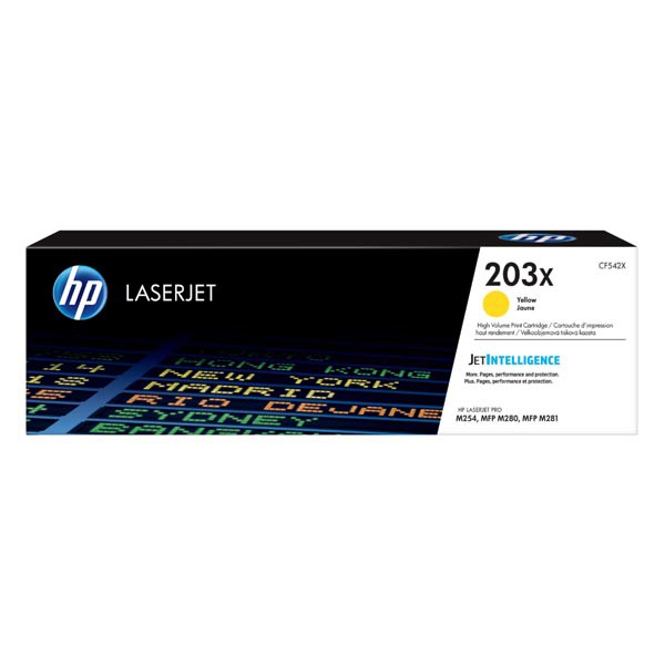 Cartus toner HP LJ PRO M254NW NR.203X NR.203X CF542X 2.5k Yellow Original