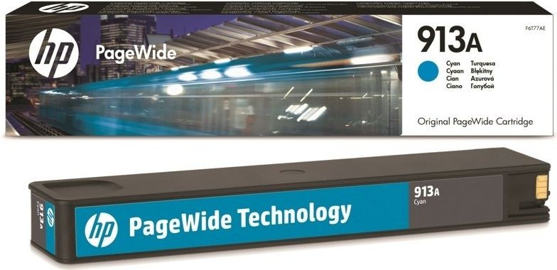 Cartus cerneala HP PAGEWIDE PRO 452DW NR.913A 3k NR.913A F6T77AE 3k Cyan Original