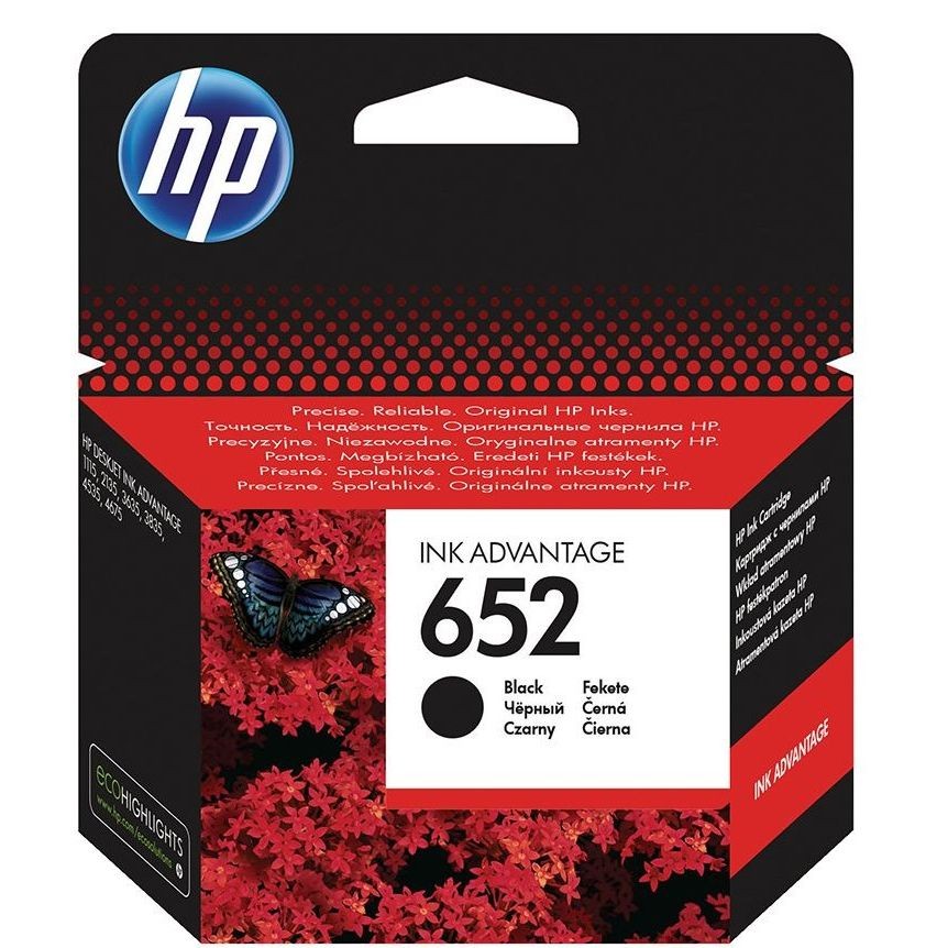Cartus cerneala HP DESKJET 2135 AIO NR.652 Black Original