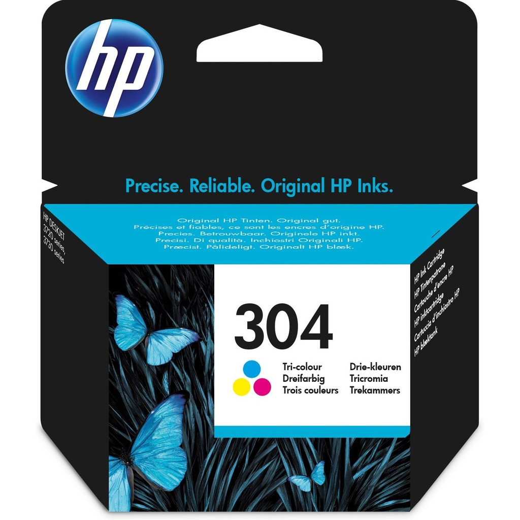 Cartus cerneala Tri-Colour HP DJ 3720, DJ 3730 NR.304 Cyan/Magenta/Yellow Original