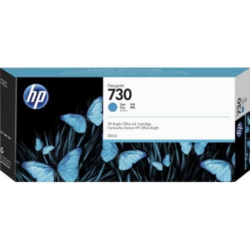 Cartus cerneala HP DJ T1700 NR.730 300ml NR.730 P2V68A 300ml Cyan Original