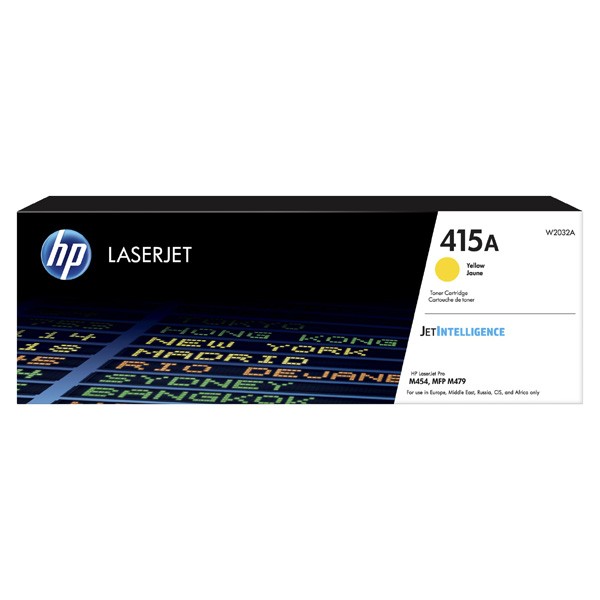 Cartus toner HP M454DW, MFP M479DW NR.415A 2.1k NR.415A W2032A 2.1k Yellow Original