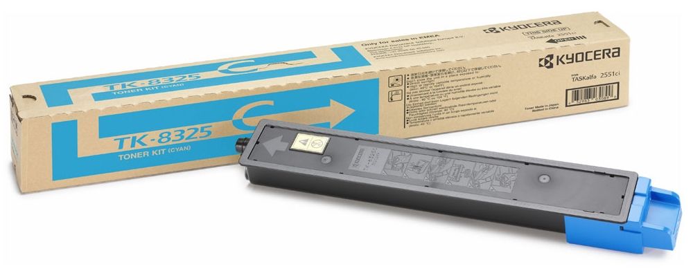 Cartus toner Kyocera Mita TASKalfa 2551ci TK-8325 Cy TK-8325CYP Cyan Promo Original