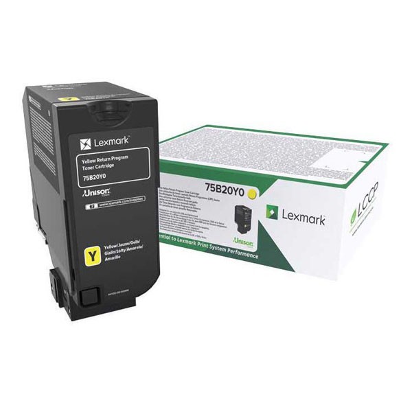 Cartus toner Lexmark Return CS727, CS728, CX727 75B20Y0 10k Yellow Original