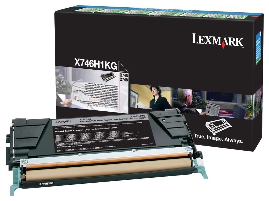 Cartus toner Lexmark Lexmark X746DE, X748 12k Bk Black Original