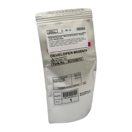 Developer Ricoh MPC 2000, MPC 2500, MPC 3000, MPC 3500, MPC 4500 B2309670 Magenta Original