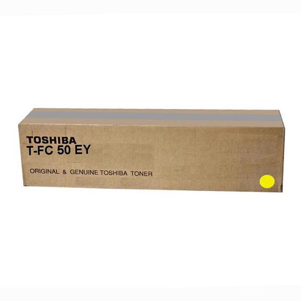 Cartus toner Toshiba E-STUDIO 2555 CSE, E-STUDIO 3055 CSE, E-STUDIO 3555 CSE, E-STUDIO 4555 CSE, E-STUDIO 5055 CSE 6AJ00000225, T-FC50EY, T-FC50PY Equivalent to TFC50EY, 33,6k Yellow Original