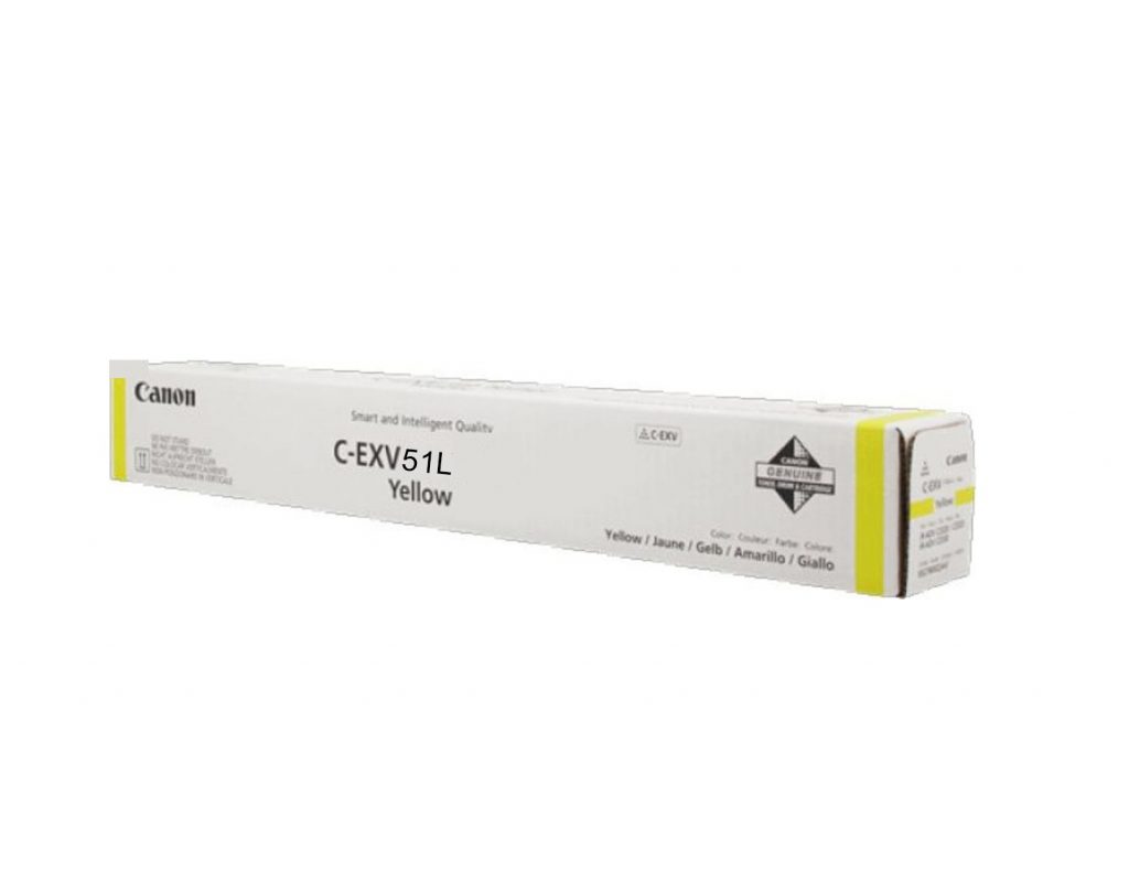 Cartus toner Canon IRA C5535ip, IRA C5535i, IRA C5540i, IRA C 5550i, IRA C5560iIR DX C5735i, IR DX C5740i, IR DX C5750i, IR DX C5760i C-EXV51L, 0487C002AA Yellow Original
