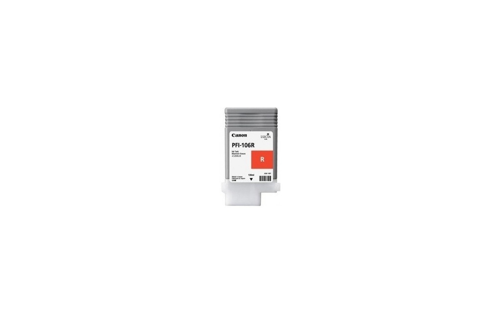 Pigment Ink Tank Canon PFI-106 iPF 6300S, iPF 6400S, iPF 6400SE, iPF 6300, iPF 6400, iPF 6350, iPF 6450 PFI-106, 6627B001AA Inks 130 ml Red Original