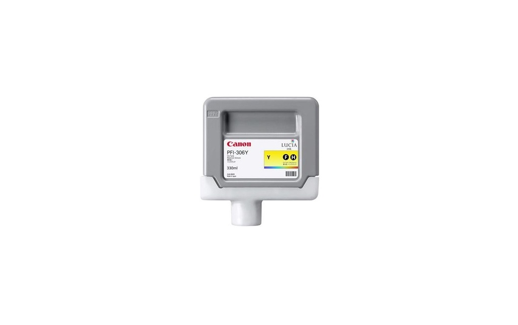 Pigment Ink Tank Canon PFI-306 iPF 8300S, iPF 8400SE, iPF 8400, iPF 8400, iPF 8300, iPF 8400S, iPF 9400S, iPF 9400 PFI-306, 6660B001AA Inks 330 ml Yellow Original
