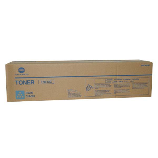 Cartus toner Minolta Bizhub C452, Bizhub C652, Bizhub C652DS, Bizhub C552 TN613 TN613C A0TM450 1 cartridge, 510g toner, approx. 30k / 5% Cyan Original