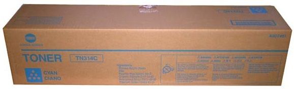 Cartus toner Minolta Bizhub C353, Bizhub C353P TN314 TN314 C A0D7451 1 cartridge, approx. 20k / 5%, Polymer-Toner Cyan Original