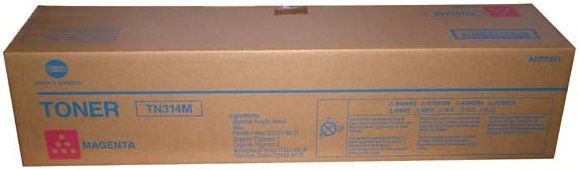 Cartus toner Minolta Bizhub C353, Bizhub C353P TN314 TN314 M A0D7351 1 cartridge, approx. 20k / 5%, Polymer-Toner Magenta Original