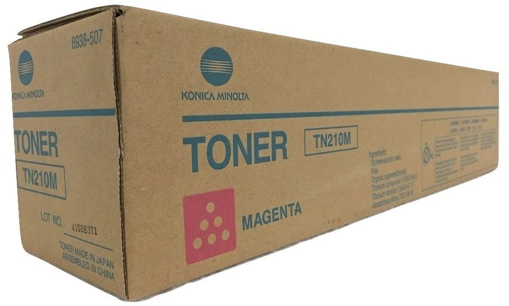 Cartus toner Minolta Bizhub C 250, Bizhub C 252, Bizhub C 252P, Bizhub C 250P TN210 TN210 M 8938511 1 cartridge, approx. 12k / 5%, Polymer-Toner Magenta Original