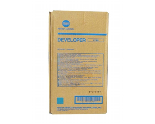 Developer Minolta Bizhub Pro C 65hc, Bizhub Pro C 70hc DV611 DV611C, A0VW900 1 bag, 1100g developer, yield ca. C65hc 200k / C70hc 340k Cyan Original