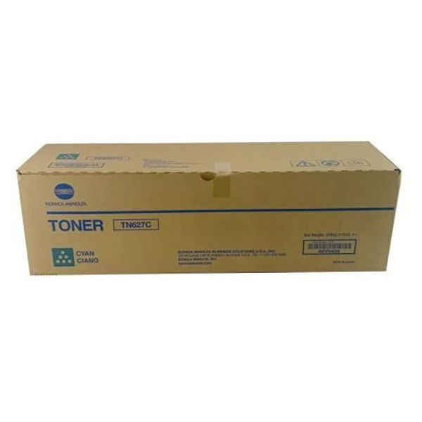 Cartus toner Minolta Accurio Press C 12000, Accurio Press C 14000 TN627 TN627C, ACVV450 1 bottle cartridge, Polymer toner, yield ca. 208,4k (5%) Cyan Original