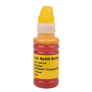 Cerneala Brother DCP T 300, DCP T 500 W, DCP T 510 W, HL T 4000 DW, MFC T 4500 DW, MFC T 810 W BT5000Y Yellow Compatibil Business Ink