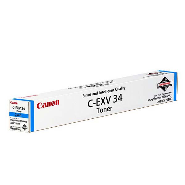 Cartus toner Canon iRC 2020, IRC 2030 C-EXV34 C-EXV34C, 3783B002AA Cyan Promo Original