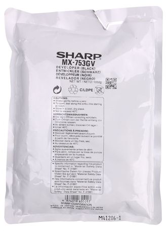 Developer Sharp MX-M 753 U, MX-M 623, MX-M 753, MX-M 623 U Black Original