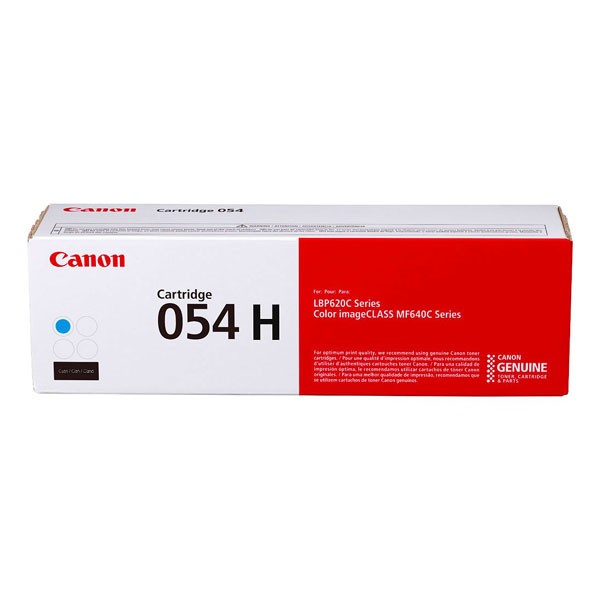 Cartus toner Canon MF645CX, MF643Cdw, MF641Cw, LBP623Cdw, LBP621Cw, 3027C002AA CRG-054HC 2.3k Cyan Original