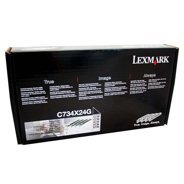 Drum Unit Kit Lexmark C734DN, C734DTN, C734DW, C736DN, C736DTN, X734DE CMYK Cyan/Magenta/Yellow/Black Original