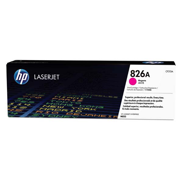 Cartus toner HP LaserJet Enterprise M855DN, M855X+, M855X+ NFC, M855XH, Nr.826A CF313A 31.5k Magenta Original