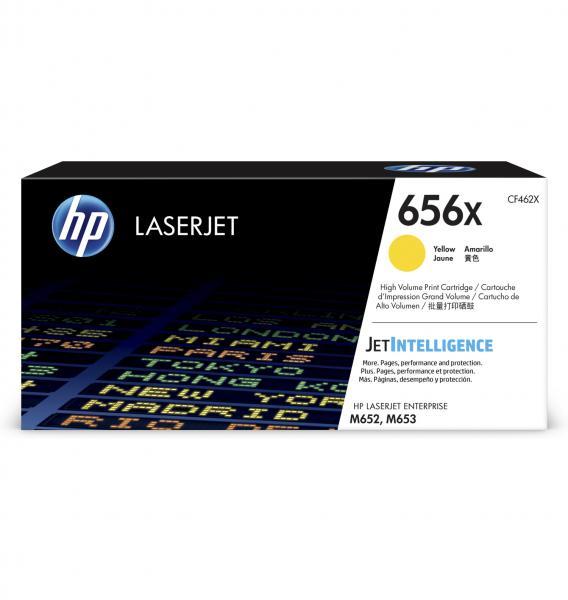 Cartus toner HP COLOR LJ ENTERPRISE M 652 DN, COLOR LJ ENTERPRISE M 652 N, COLOR LJ ENTERPRISE M 653 DN, COLOR LJ ENTERPRISE M 653 X CF462X 22k Yellow Original
