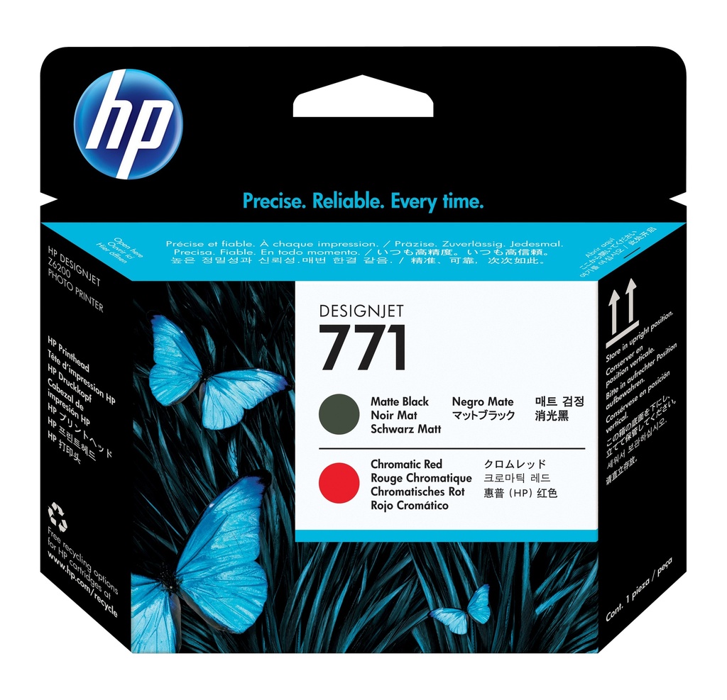 Cap imprimare HP Designjet Z6200 42', Designjet Z6200 60', Designjet Z6600, Designjet Z6800,  NR.771, CE017A, Matte Black Original