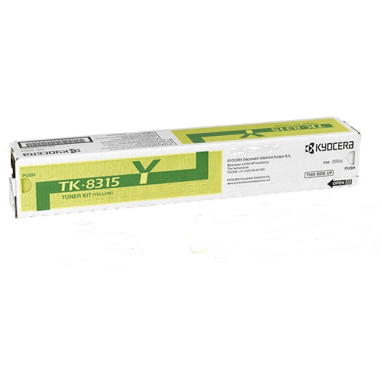 Cartus toner Kyocera Mita TASKALFA 2550 CI, 1T02MVANL0, TK-8315Y, Yellow Original