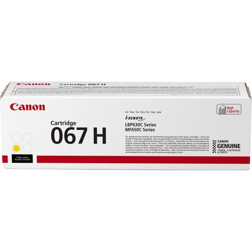 Cartus toner Canon ISENSYS LBP 631cw, 633cdw, MF 651cw, 655cdw, 657cdw, CRG-067HY, 5105C002AA, 2.35k Yellow Promo Original