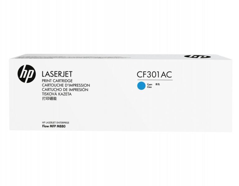 Cartus toner HP LASERJET MFP M880, MFP M880Z 32K, NR.827A, 32K CF301AC Cyan Contract Original