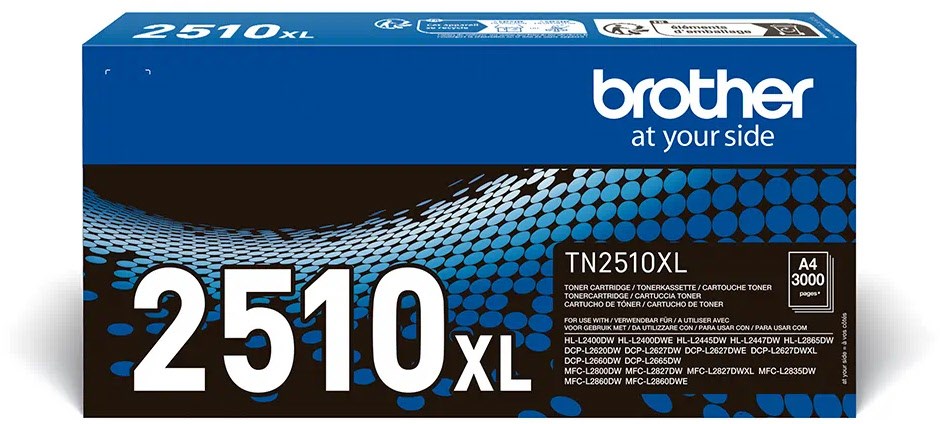 Cartus toner Brother MFC-L2835DW, TN2510XL 3k, Black Original