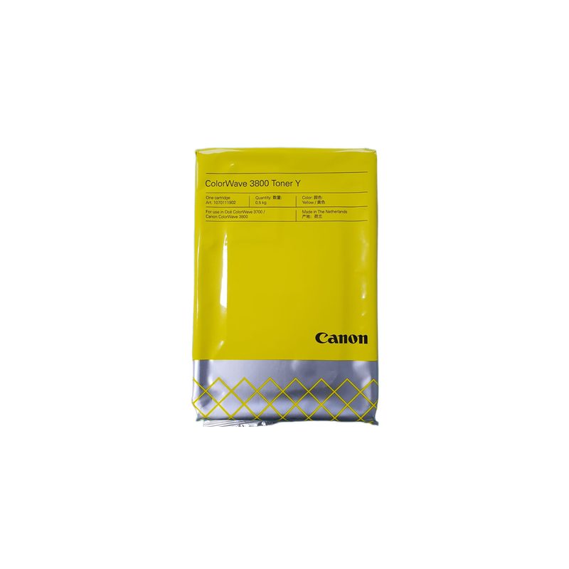 Cartus toner Canon ColorWave3800, 1070111902, 4568C007AA, 6693C003AA 500g Yellow Original