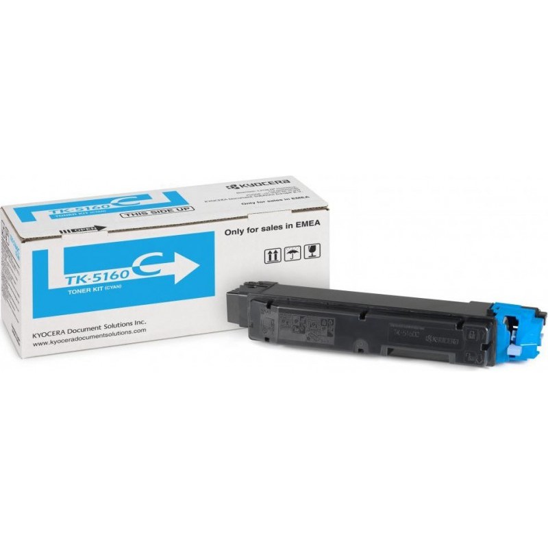 Cartus toner Kyocera Mita ECOSYS P 7040 CDN, 1T02NTCNL0, TK-5160C, 12k Cyan Original