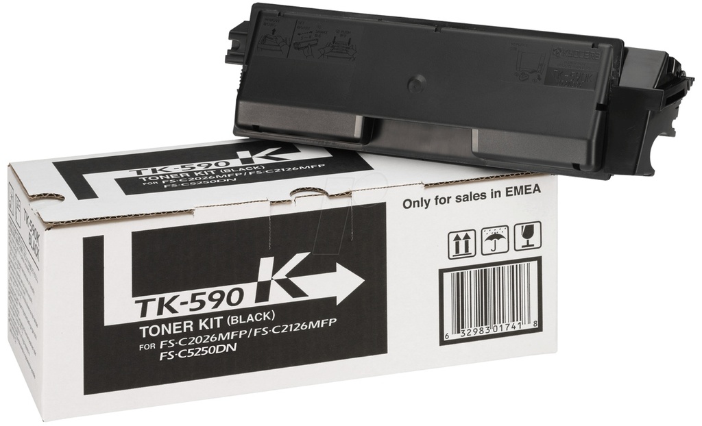 Cartus toner Kyocera Mita FS-C2016MFP TK-590K Black Original