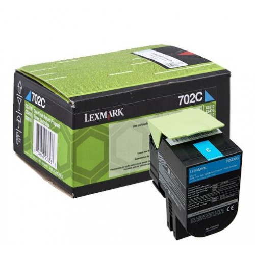 Cartus toner Lexmark CS 510, CS 410, CS 310, CX 310, CX 410, CX 510, 1k Cyan Original