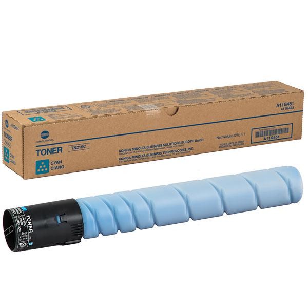 Cartus toner Minolta Bizhub C 220, Bizhub C 280, Bizhub C 280 TN216 TN216C A11G451 1 spiral bottle, yield approx. 26k / 5% Cyan Promo Original